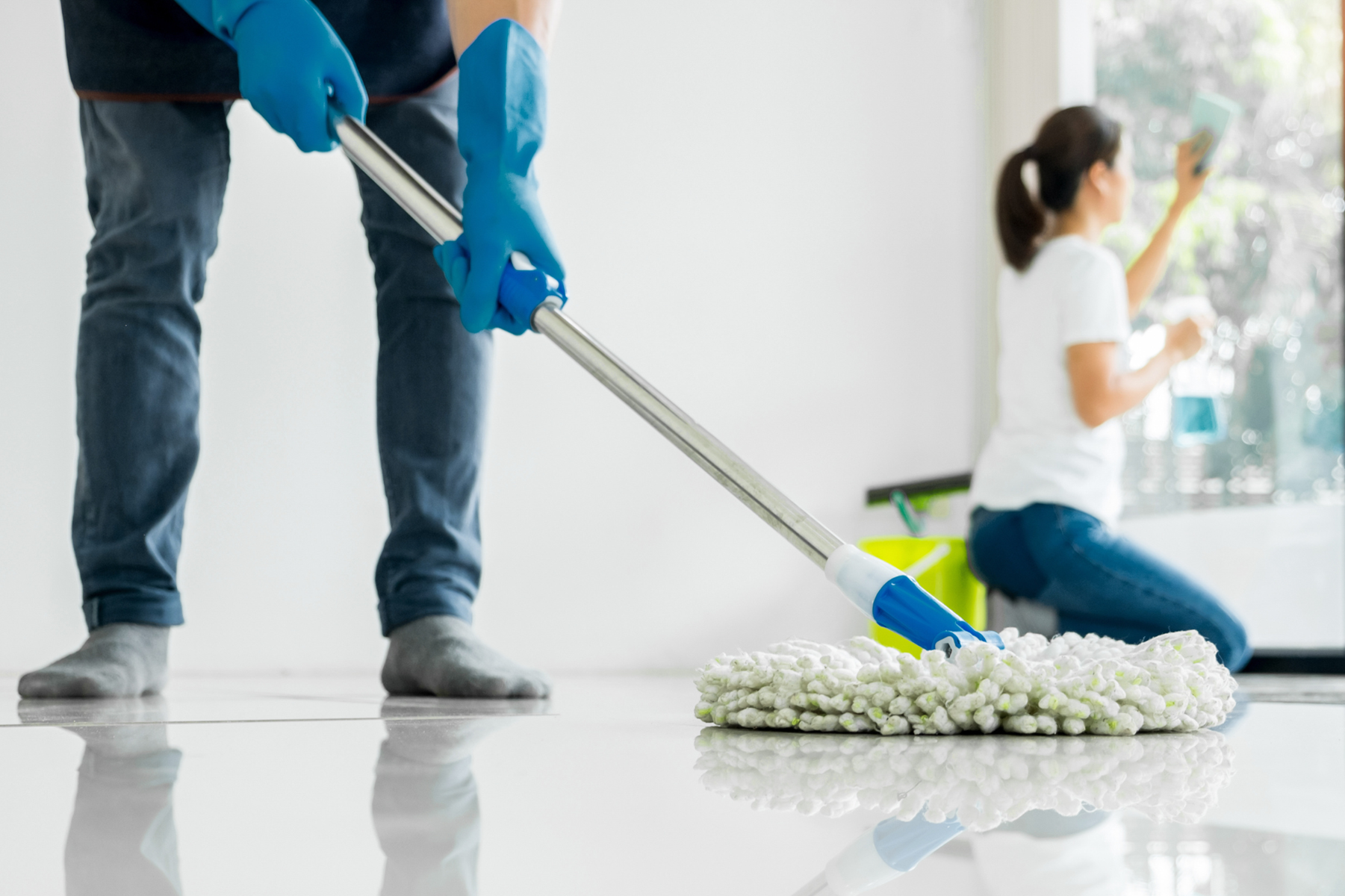 Post-construction cleaning